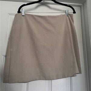 Abercrombie & Fitch Beige Mini Skirt